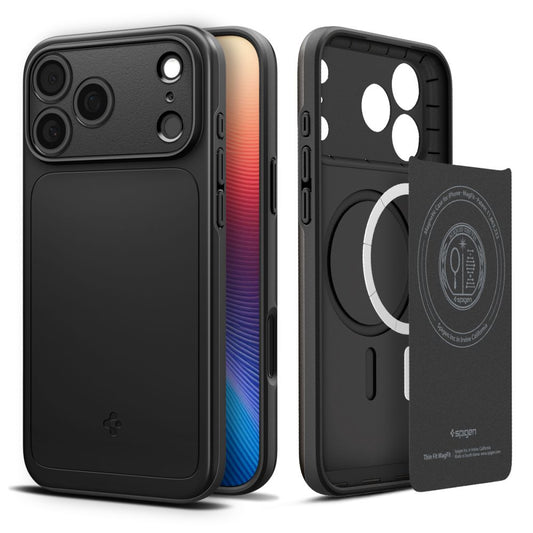 Spigen Thin Fit MagSafe Case for iPhone 17 Pro - Black_0
