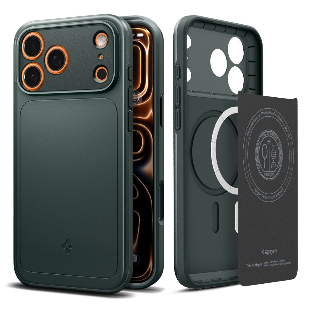 Spigen Thin Fit MagSafe Case for iPhone 17 Pro Max - Green_1