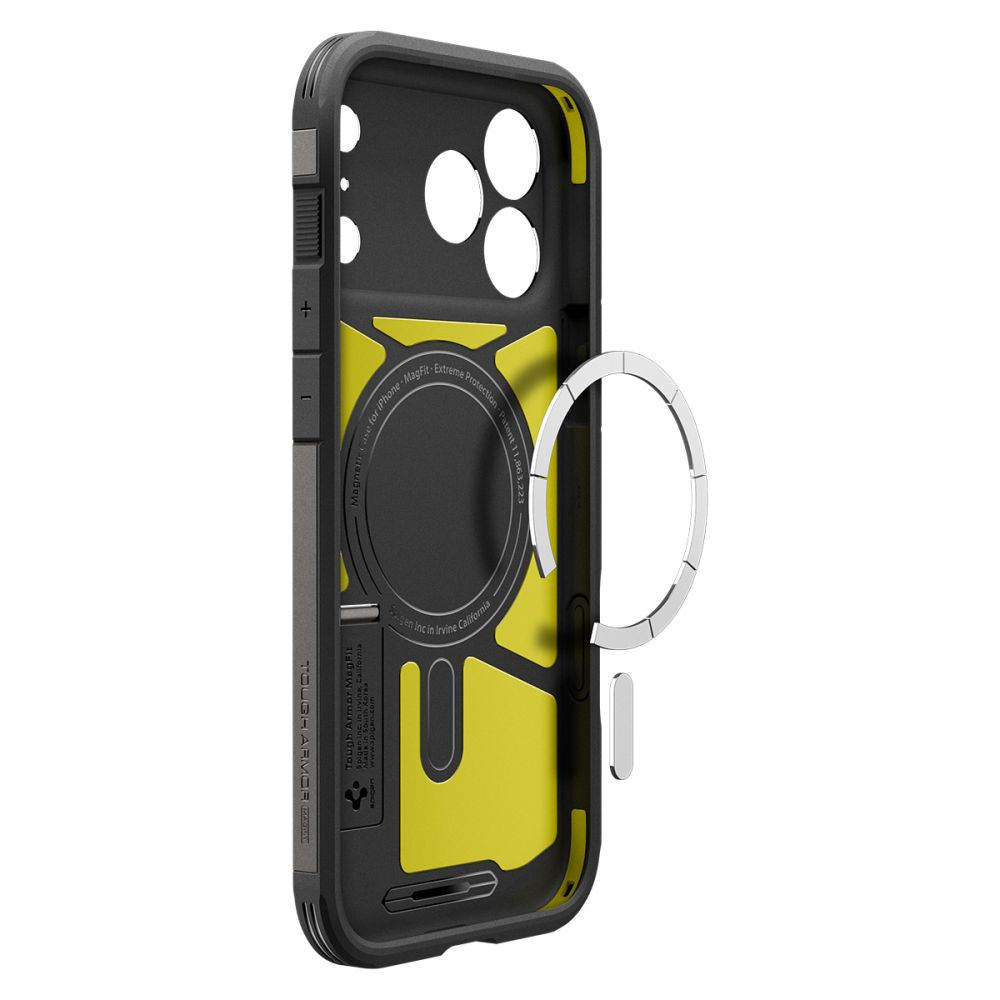 Spigen Tough Armor &quot;T&quot; MagSafe Case for iPhone 17 Pro - Gray_8