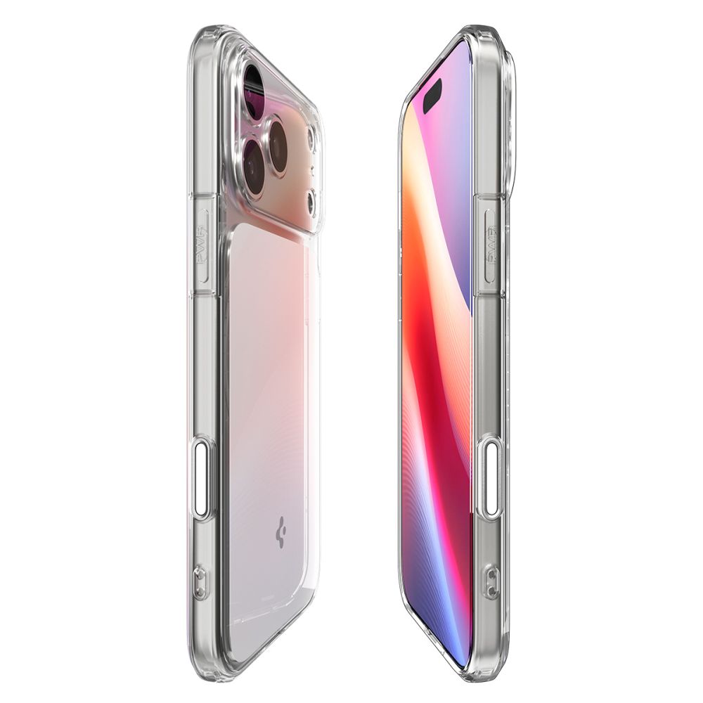 Spigen Ultra Hybrid &quot;T&quot; MagSafe Case for iPhone 17 Pro Max - Clear and White_5