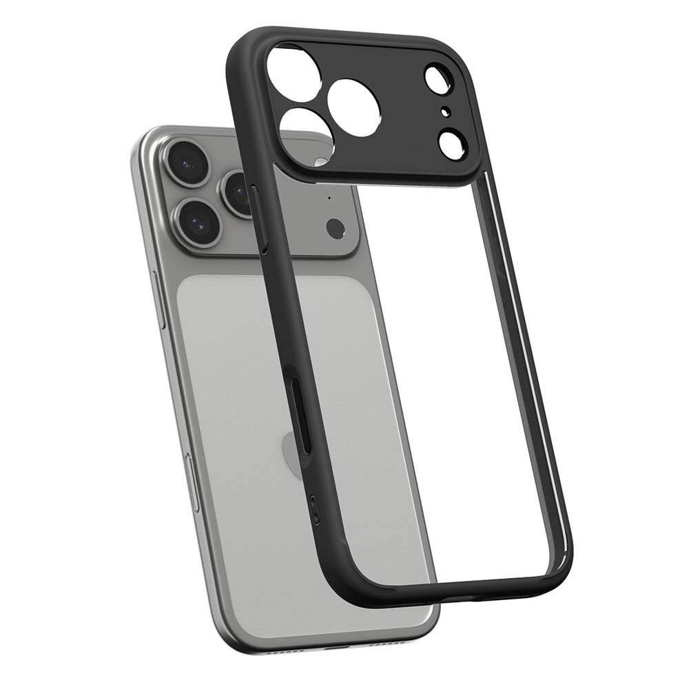 Spigen Ultra Hybrid Case for iPhone 17 Pro - Matte Black_4