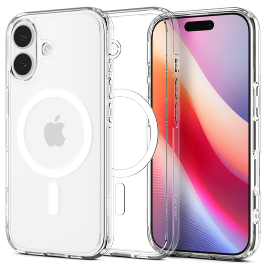 Spigen Ultra Hybrid MagSafe Case for iPhone 17 - Clear and White_0