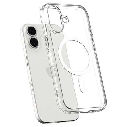 Spigen Ultra Hybrid MagSafe Case for iPhone 17 - Clear and White_4