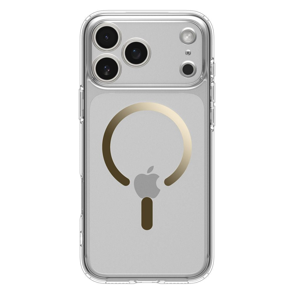 Spigen Ultra Hybrid MagSafe Case for iPhone 17 Pro - Transparent Gold_2