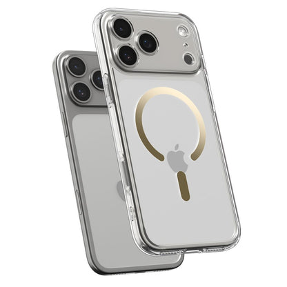 Spigen Ultra Hybrid MagSafe Case for iPhone 17 Pro - Transparent Gold_4