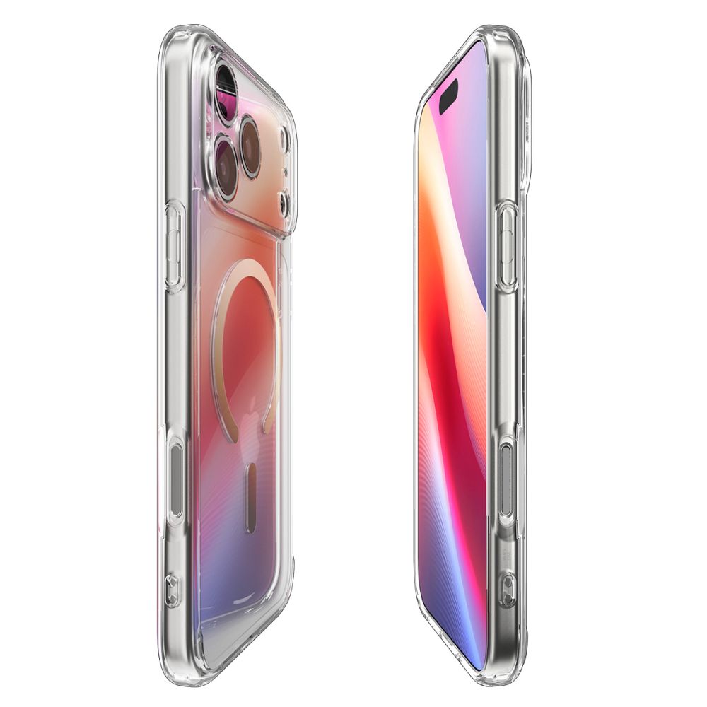 Spigen Ultra Hybrid MagSafe Case for iPhone 17 Pro - Transparent Gold_5