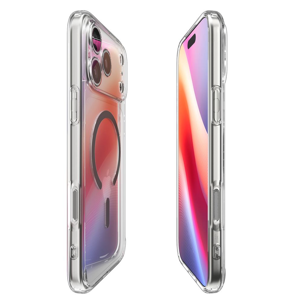 Spigen Ultra Hybrid MagSafe Case for iPhone 17 Pro - Clear Gray_5