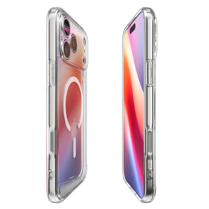 Spigen Ultra Hybrid MagSafe Case for iPhone 17 Pro - Clear and White_5