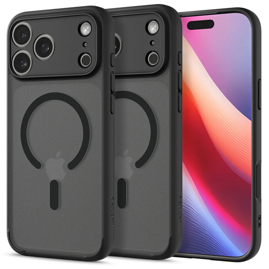 Spigen Ultra Hybrid MagSafe Case for iPhone 17 Pro - Black_0
