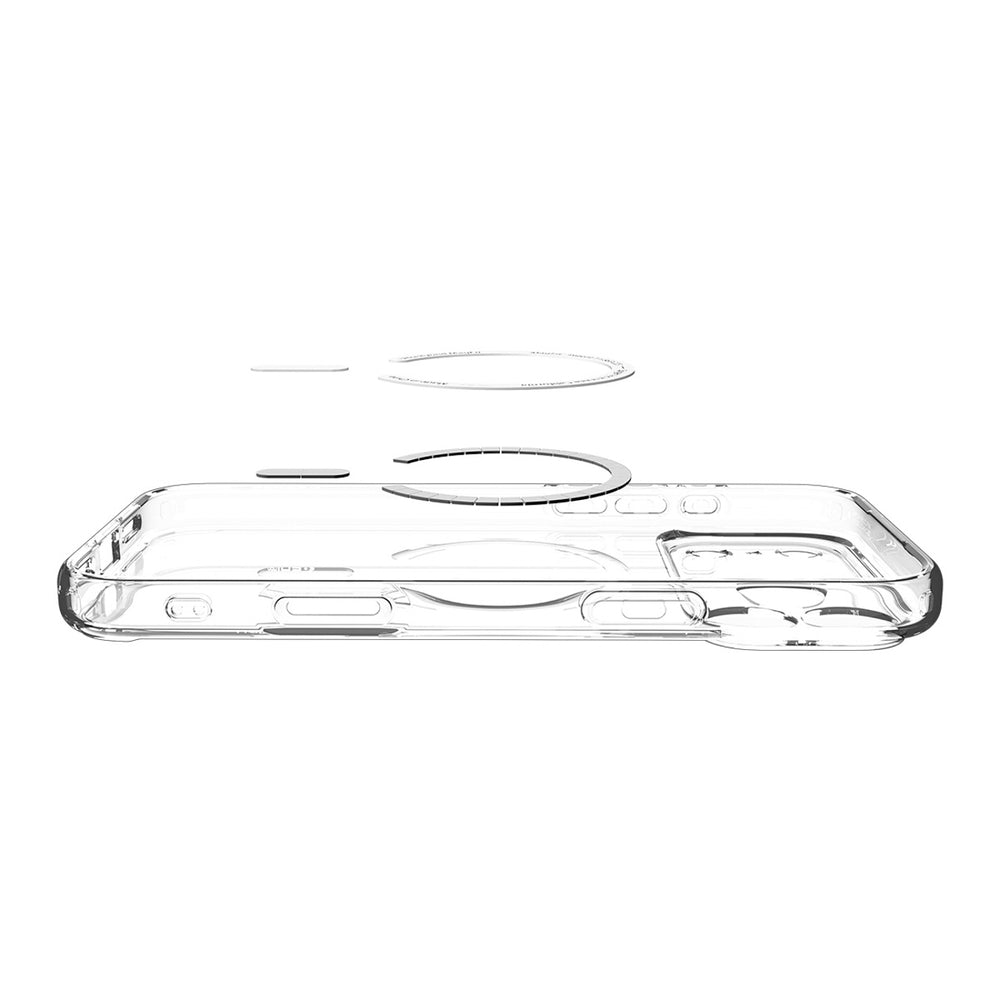 Spigen Ultra Hybrid MagSafe Case for iPhone 17 Pro Max - Transparent Gold_6