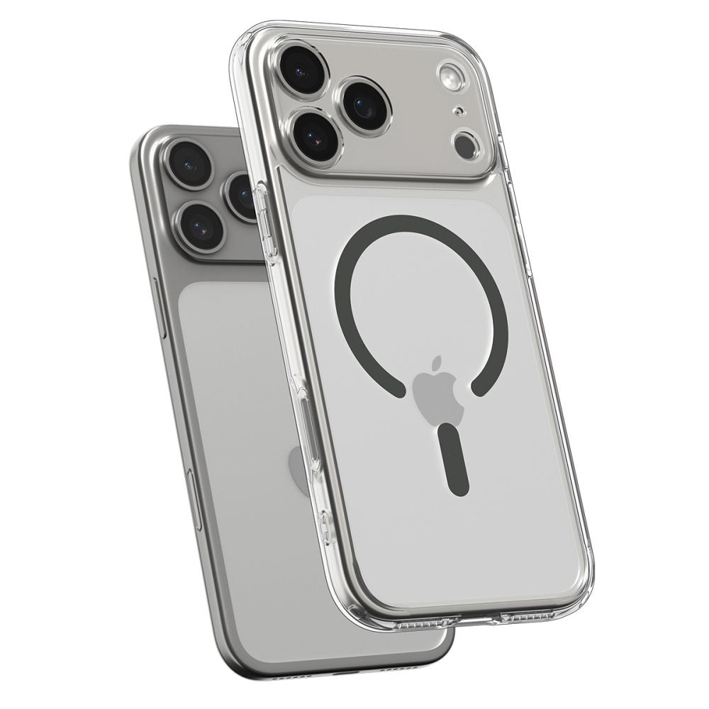Spigen Ultra Hybrid MagSafe Case for iPhone 17 Pro Max - Clear Gray_4