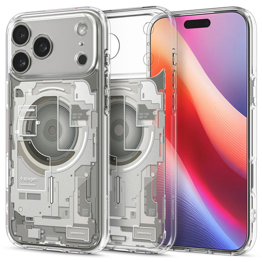 Spigen Ultra Hybrid MagSafe case for iPhone 17 Pro Zero One - titanium_0