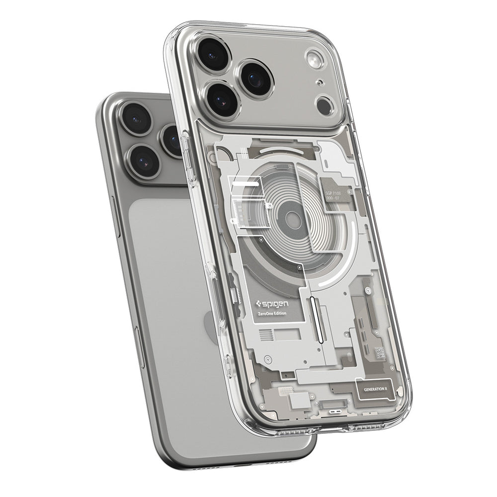 Spigen Ultra Hybrid MagSafe case for iPhone 17 Pro Zero One - titanium_4