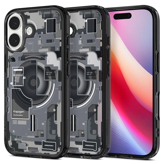 Spigen Ultra Hybrid MagSafe case for iPhone 17 Zero One - black_0