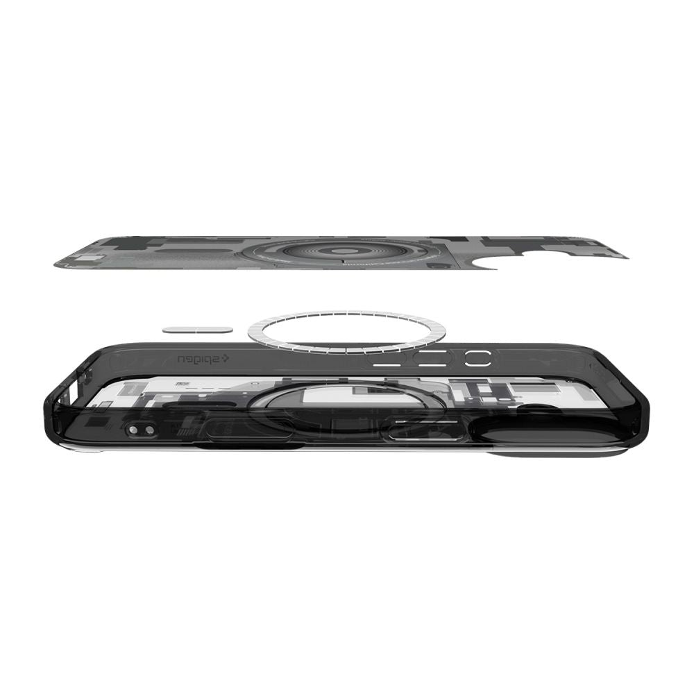 Spigen Ultra Hybrid MagSafe case for iPhone 17 Zero One - black_6