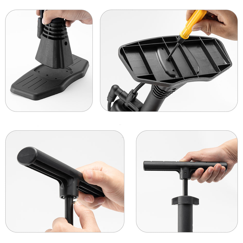 Wozinsky WPR-02 Floor Bicycle Pump - Black_2