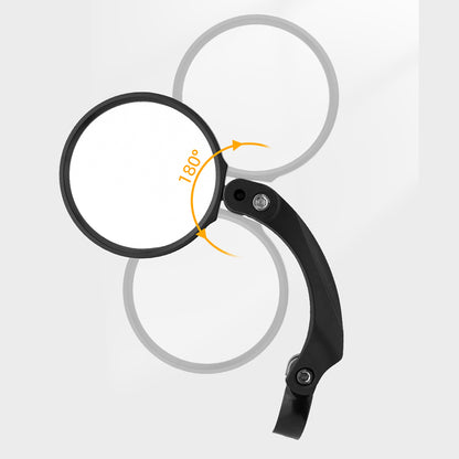 Wozinsky WLR-01I Rearview Left Bicycle Mirror - Black_6