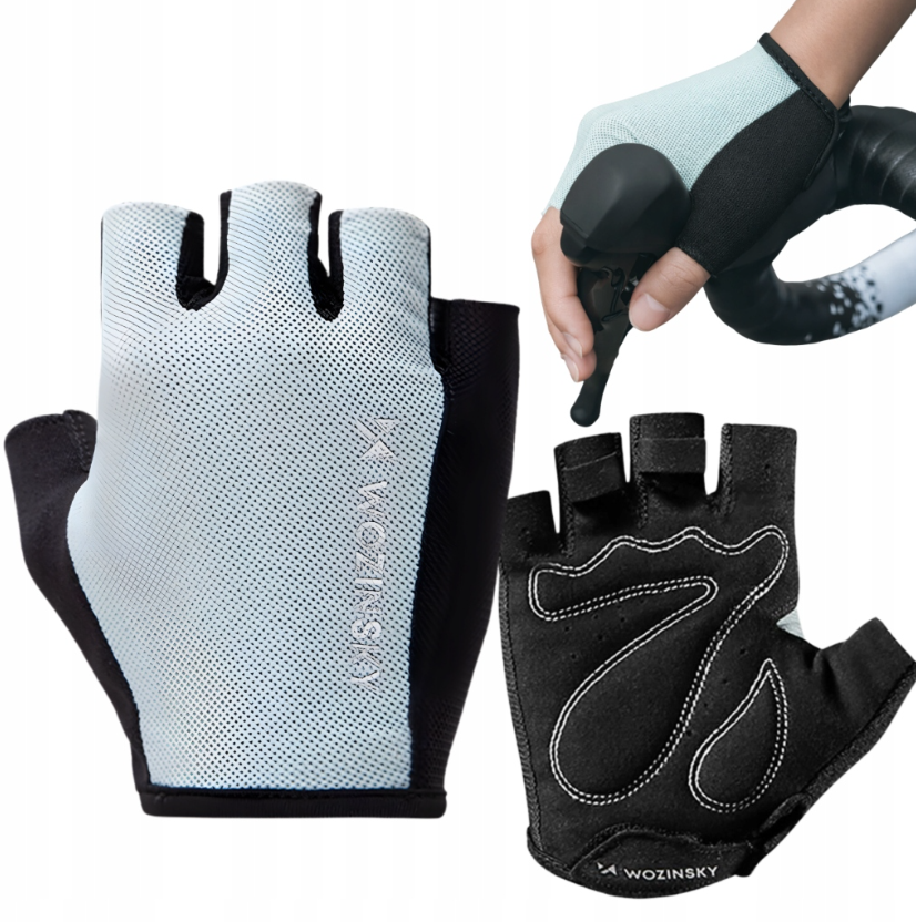 Wozinsky WRR-02L Cycling Gloves Size L - Gray_8
