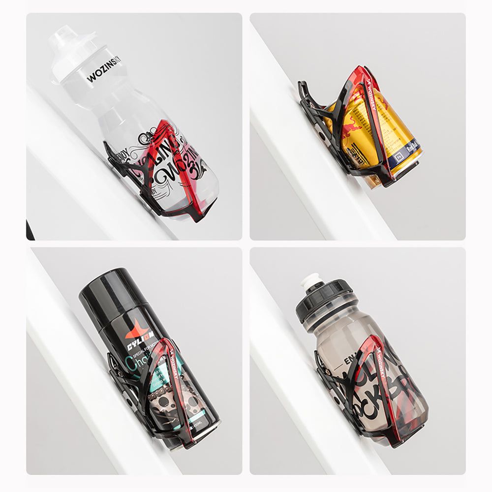 Wozinsky WUR-01BR Bike Bottle Holder Basket - Black and Red_10