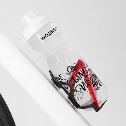 Wozinsky WUR-01BR Bike Bottle Holder Basket - Black and Red_5