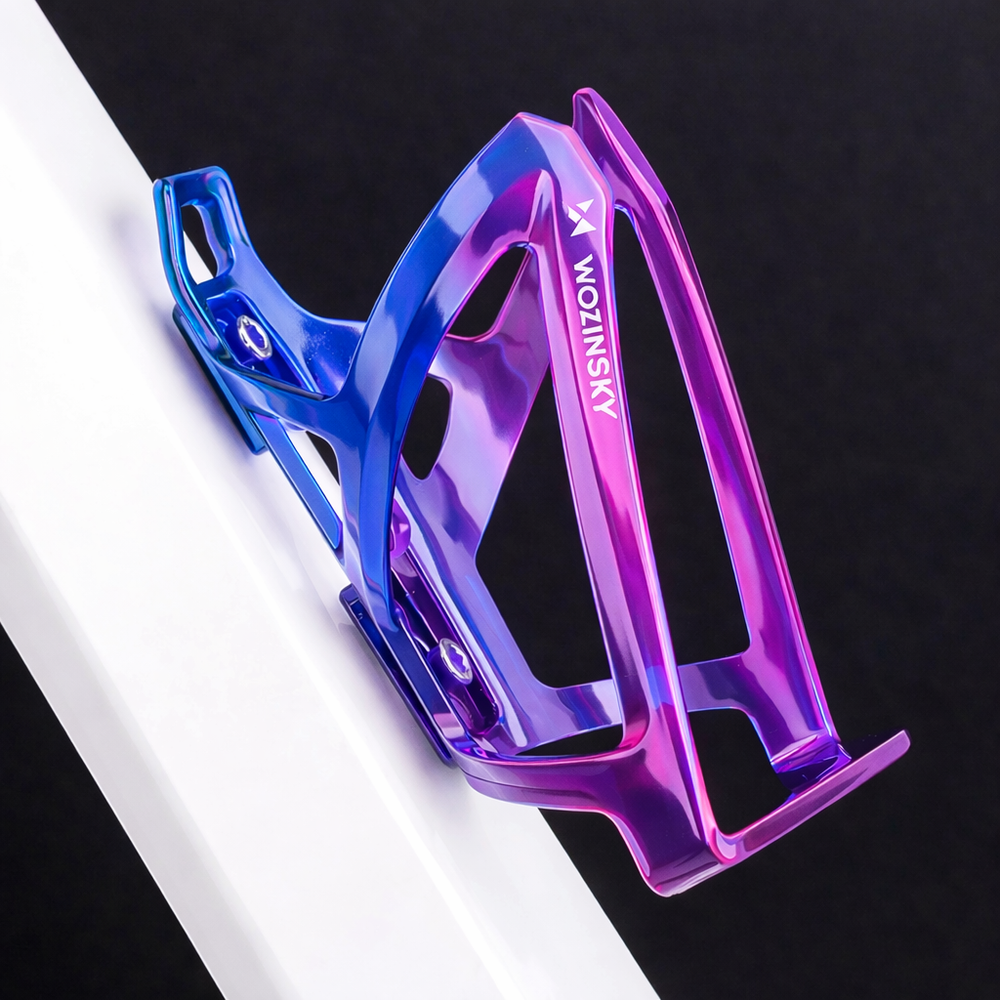 Wozinsky WUR-01BP Bike Bottle Holder Basket - Blue and Purple_2