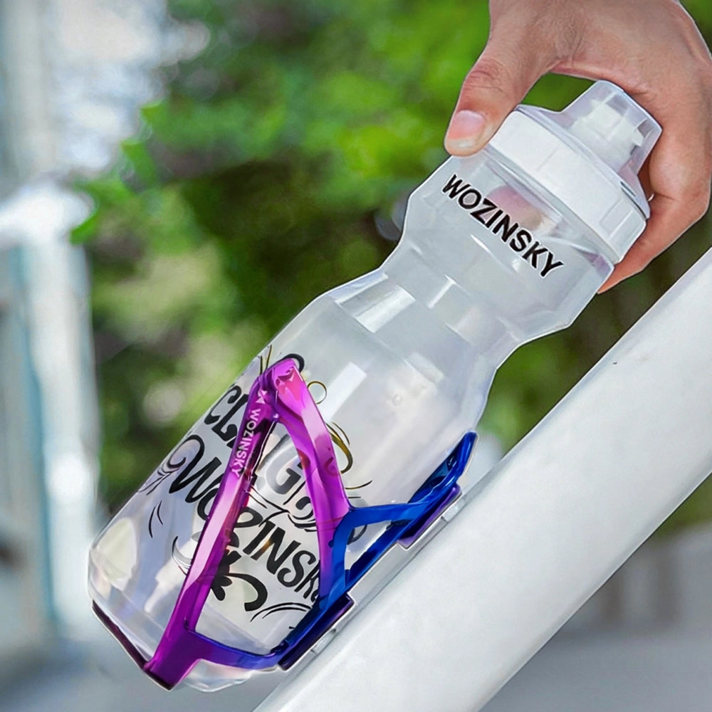 Wozinsky WUR-01BP Bike Bottle Holder Basket - Blue and Purple_5