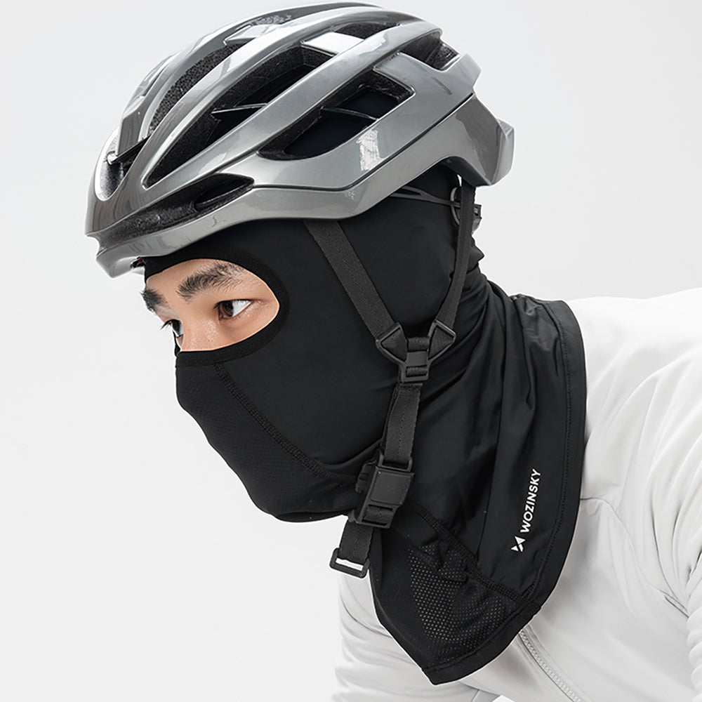 Wozinsky WKM-01B face mask motorcycle bicycle balaclava - black_3