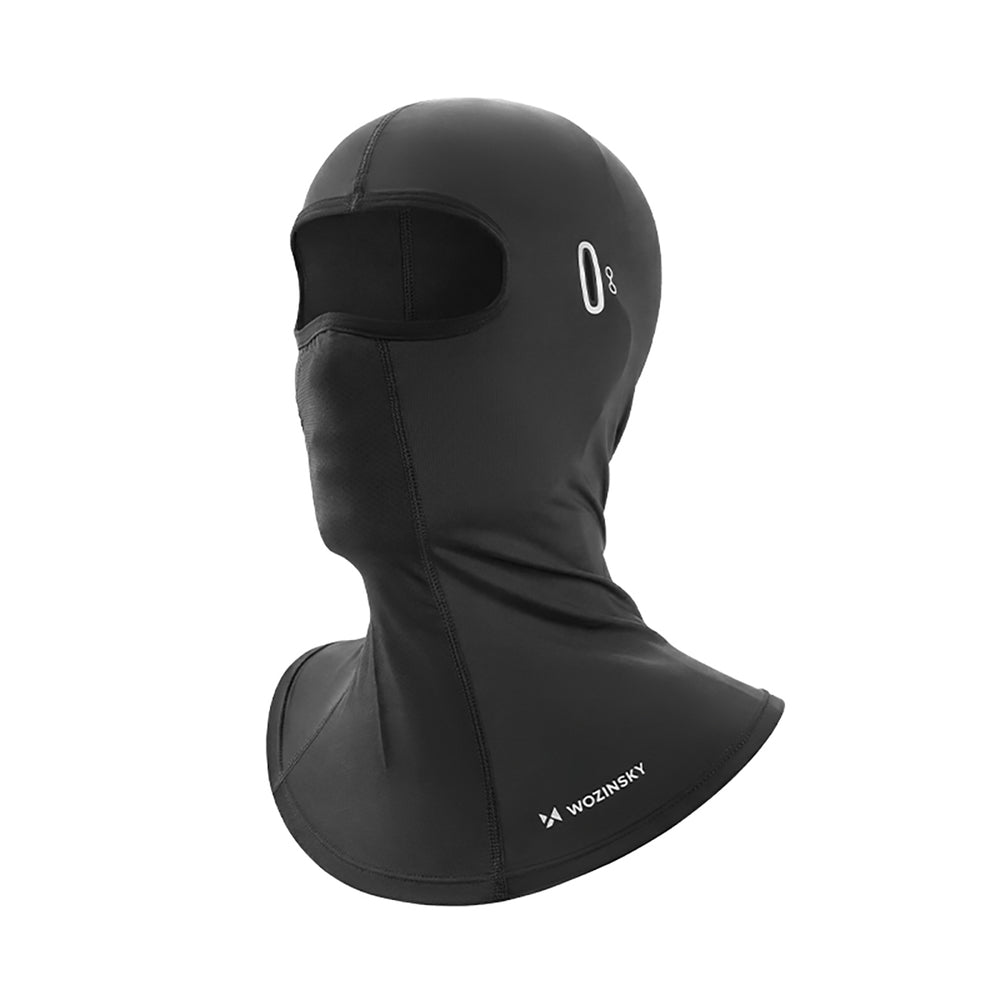 Wozinsky WKM-02B Balaclava Face Mask Motorcycle Bicycle Balaclava with Glasses Holes - Black_0