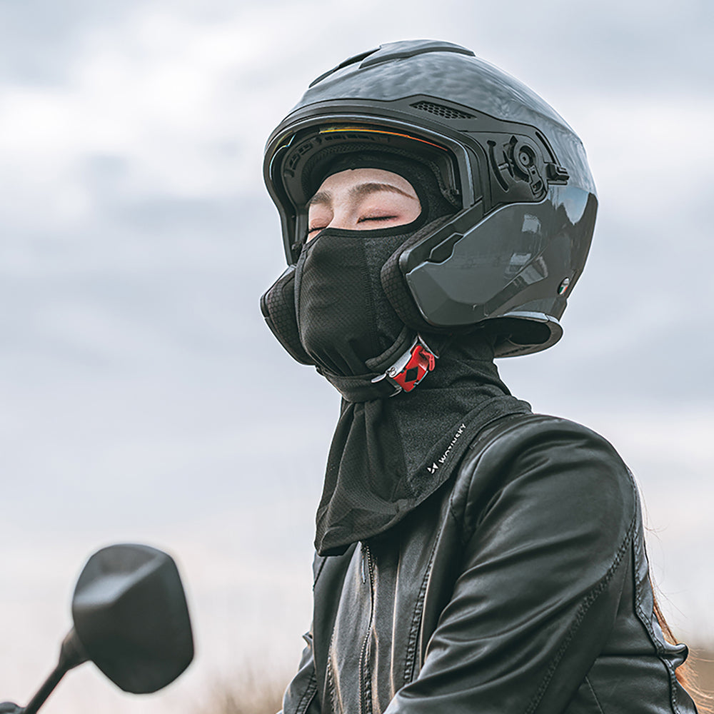 Wozinsky WKM-03B face mask motorcycle bicycle winter balaclava - black_3