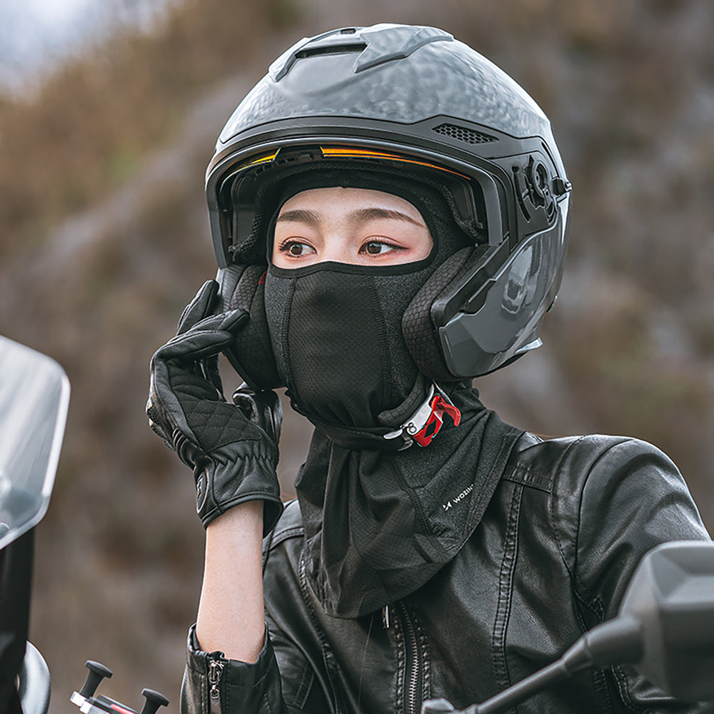 Wozinsky WKM-03B face mask motorcycle bicycle winter balaclava - black_7