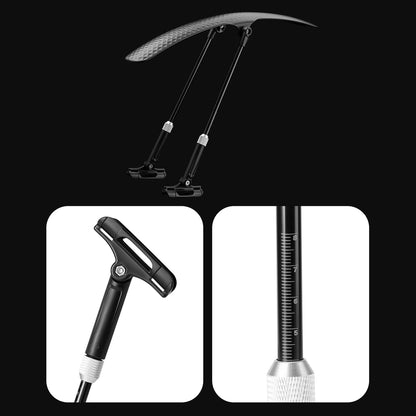 Wozinsky WBR-01 universal adjustable bicycle fender - black_9