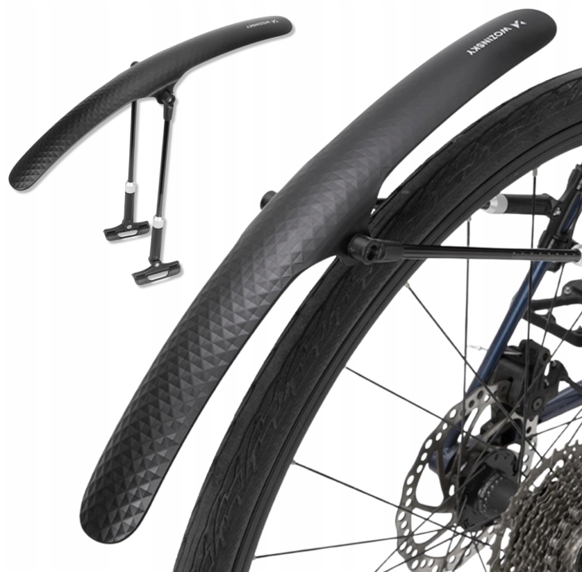 Wozinsky WBR-01 universal adjustable bicycle fender - black_14