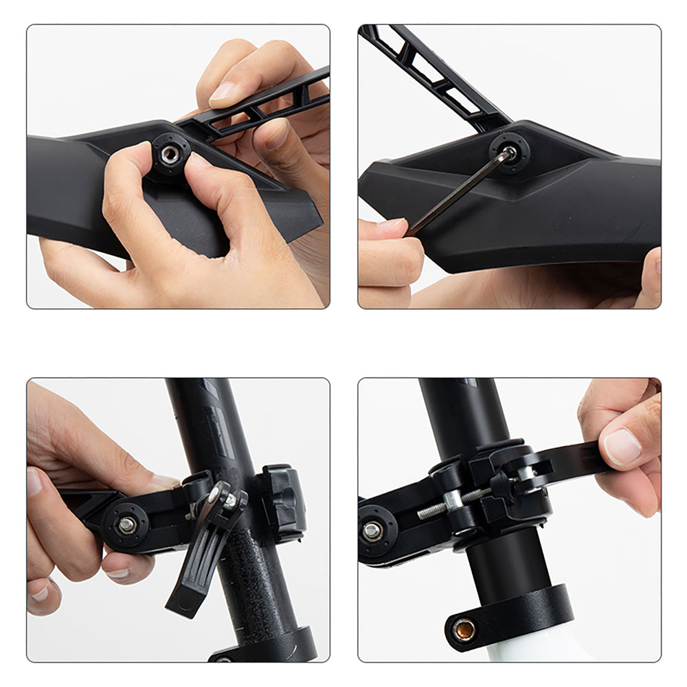 Wozinsky WZB-01 Universal Fender Set - Black_13