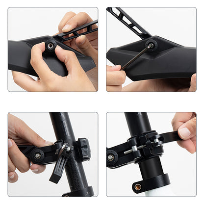 Wozinsky WZB-01 Universal Fender Set - Black_13