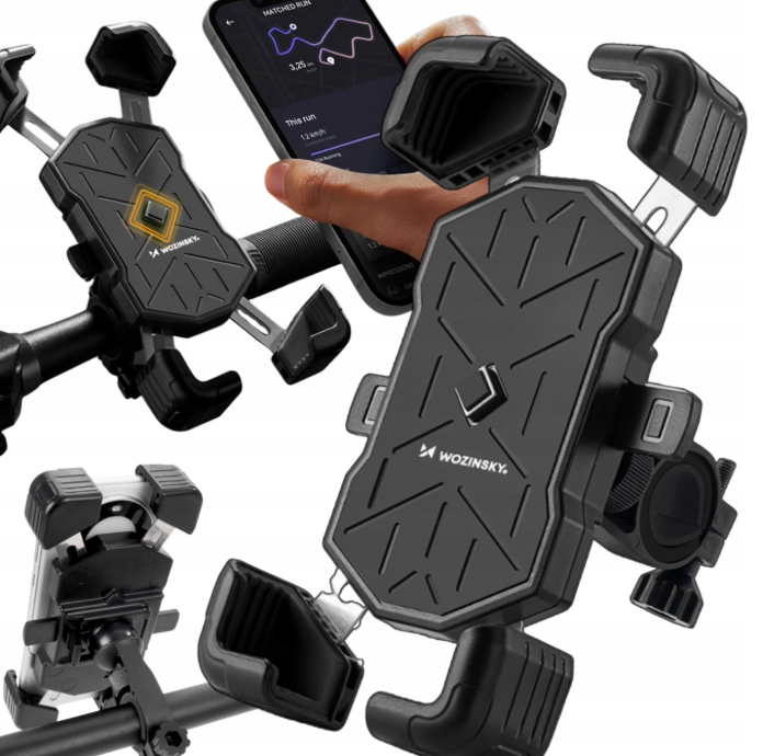 Wozinsky WUD-01B Handlebar Phone Holder for Bike - Black_8