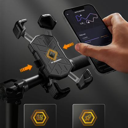 Wozinsky WUD-01B Handlebar Phone Holder for Bike - Black_4