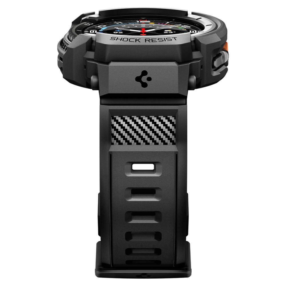 Spigen Rugged Armor Pro Strap for Samsung Galaxy Watch 8 Classic 46mm - Matte Black_3