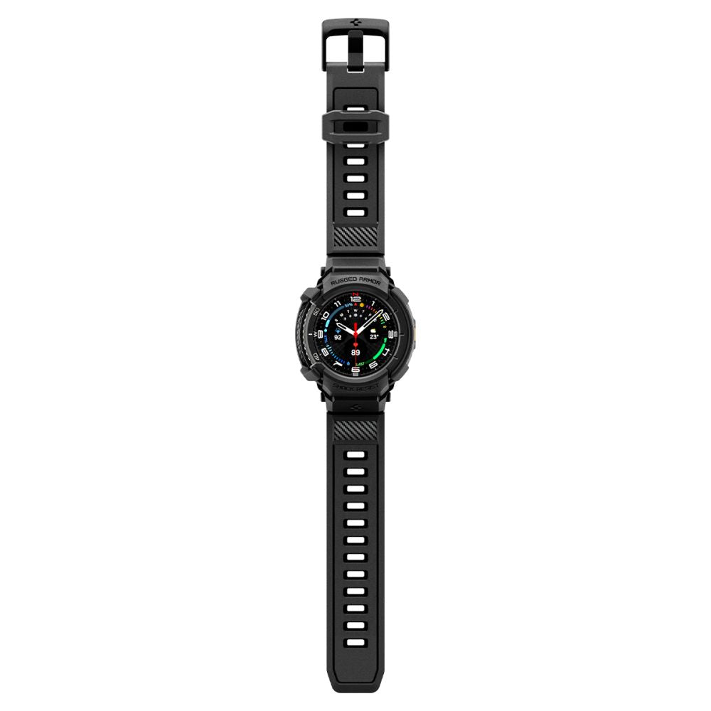 Spigen Rugged Armor Pro Strap for Samsung Galaxy Watch 8 Classic 46mm - Matte Black_7