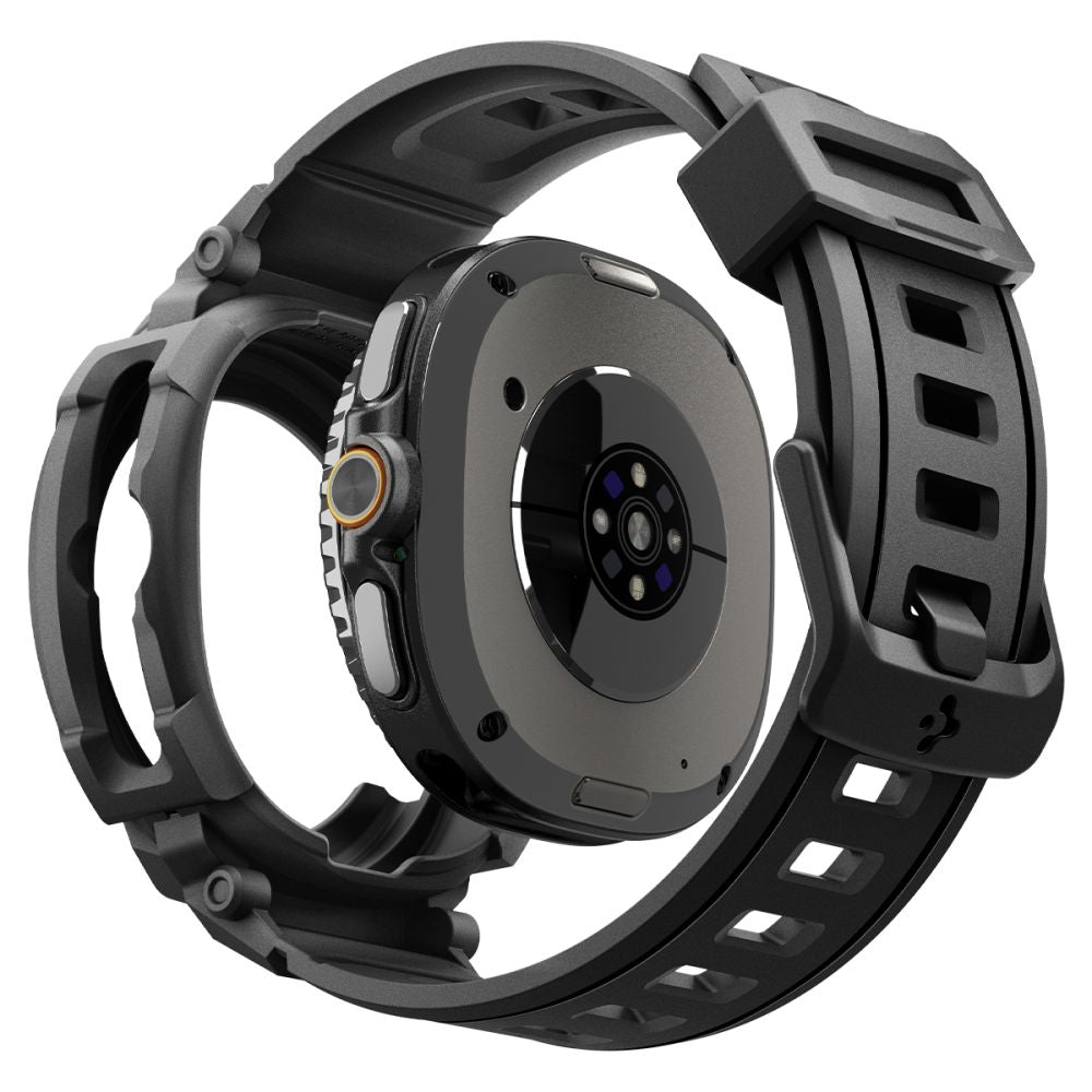 Spigen Rugged Armor Pro Strap for Samsung Galaxy Watch 8 Classic 46mm - Matte Black_8