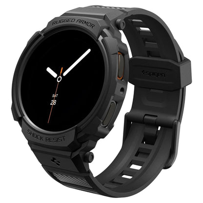 Spigen Rugged Armor Pro Strap for Samsung Galaxy Watch 8 40mm - Matte Black_0