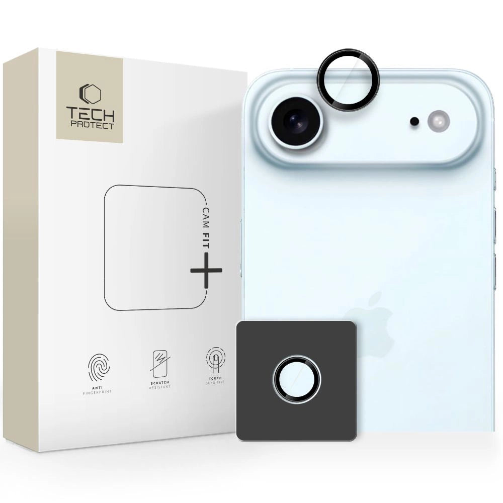 Tech-Protect Camring Fit+ Camera Cover for iPhone 17 Air - Black_0