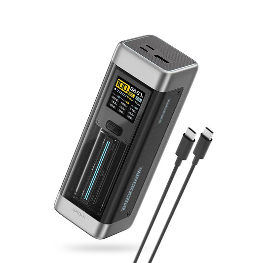 CUKTECH 210W 25000mAh Power Bank P+Series 2C1A?NO.20 Black Color_0