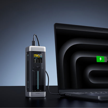 CUKTECH 210W 25000mAh Power Bank P+Series 2C1A?NO.20 Black Color_1
