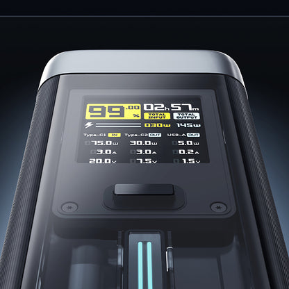 CUKTECH 210W 25000mAh Power Bank P+Series 2C1A?NO.20 Black Color_4