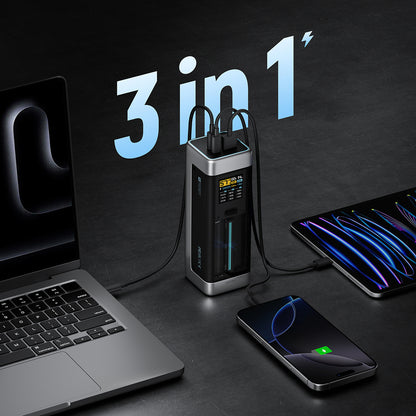 CUKTECH 210W 25000mAh Power Bank P+Series 2C1A?NO.20 Black Color_5