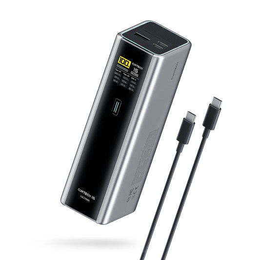 CUKTECH 210W 20000mAh Power Bank P+Series 2C1A?NO.15Ultra?Grey Color_0