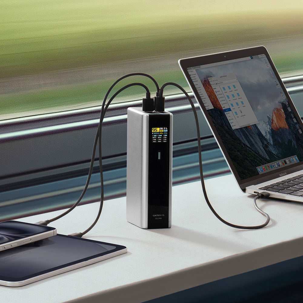 CUKTECH 210W 20000mAh Power Bank P+Series 2C1A?NO.15Ultra?Grey Color_3