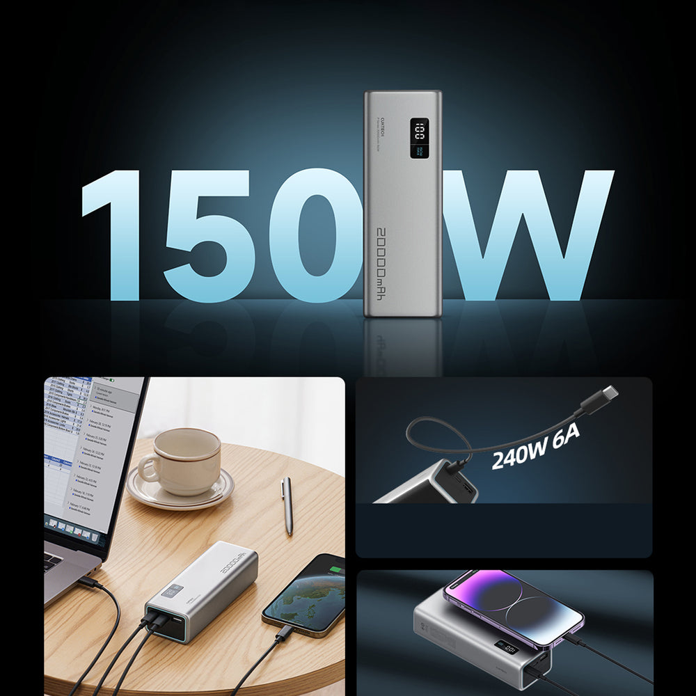 Cuktech P+Series No. 15 Powerbank 150W 20000mAh - Gray_2