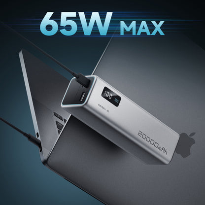 CUKTECH 100W 20000mAh Power Bank 2C1A?NO.15 SE?-Grey Color_1