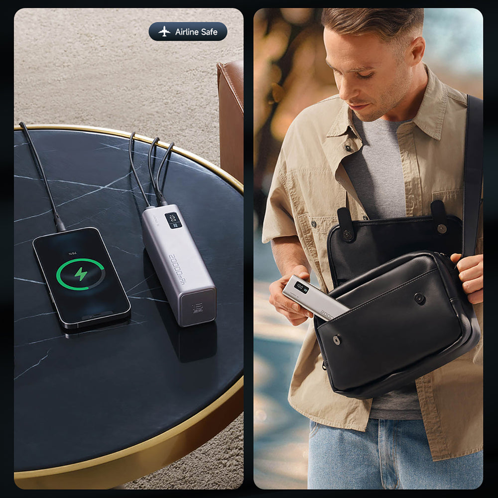 CUKTECH 100W 20000mAh Power Bank 2C1A?NO.15 SE?-Grey Color_5
